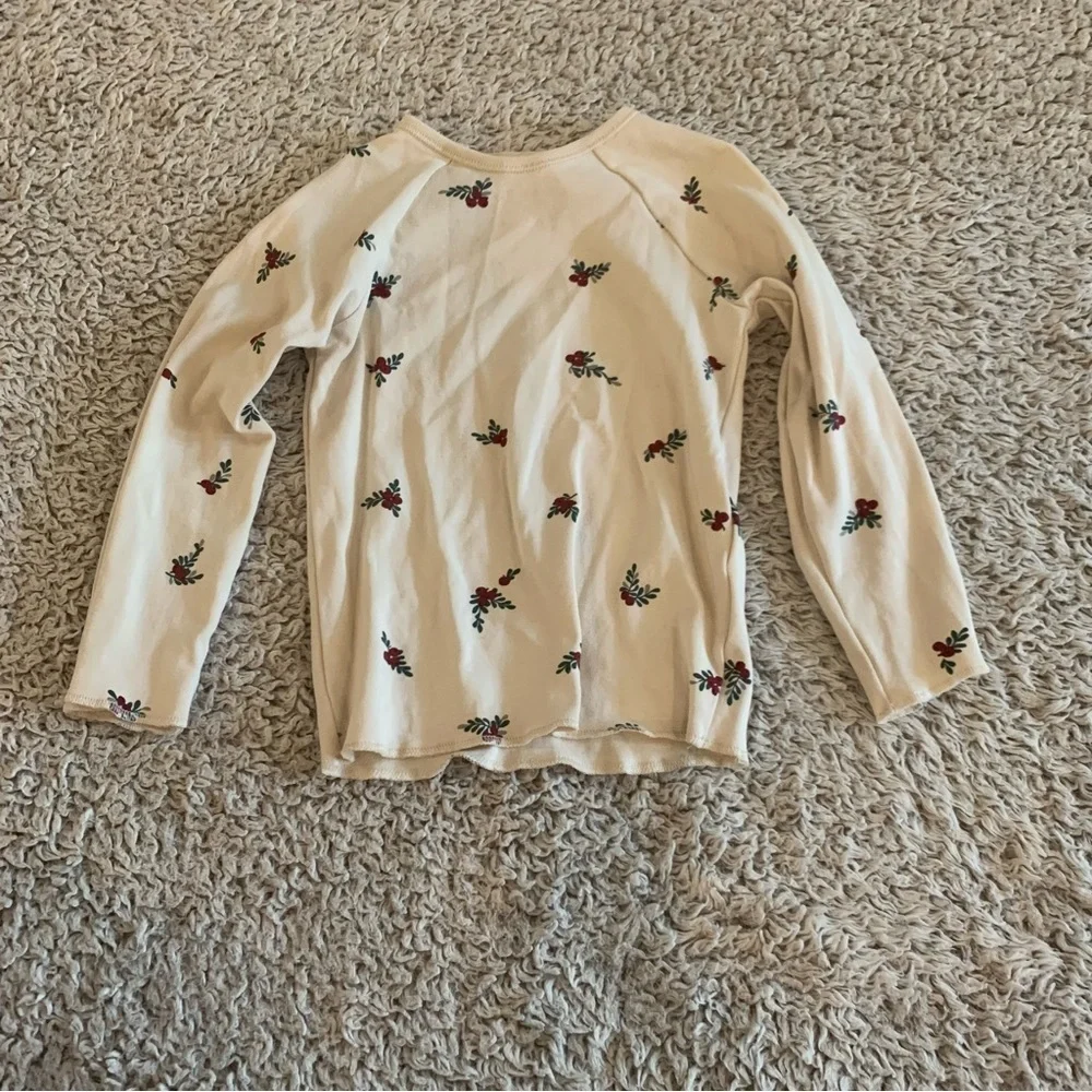 H&M Beige Kids lounge Set with Floral Design